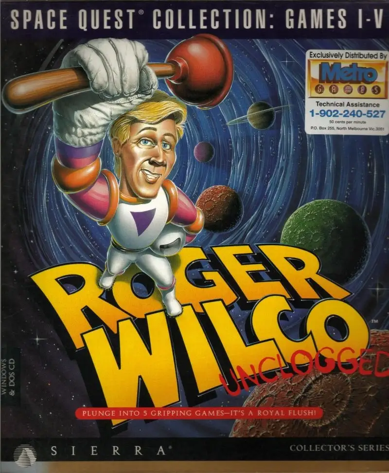 Space Quest (Collector’s Edition) Rogger Wilco Unclogged