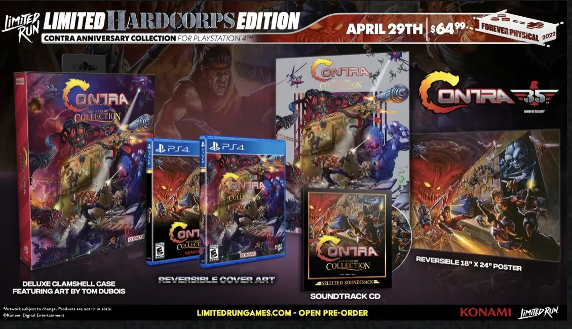 CONTRA ANNIVERSARY COLLECTION HARD CORPS EDITION