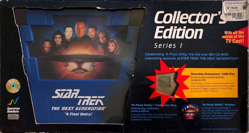 Star Trek The Next Generation “A Final Unity” Collector’s Edition Series 1
