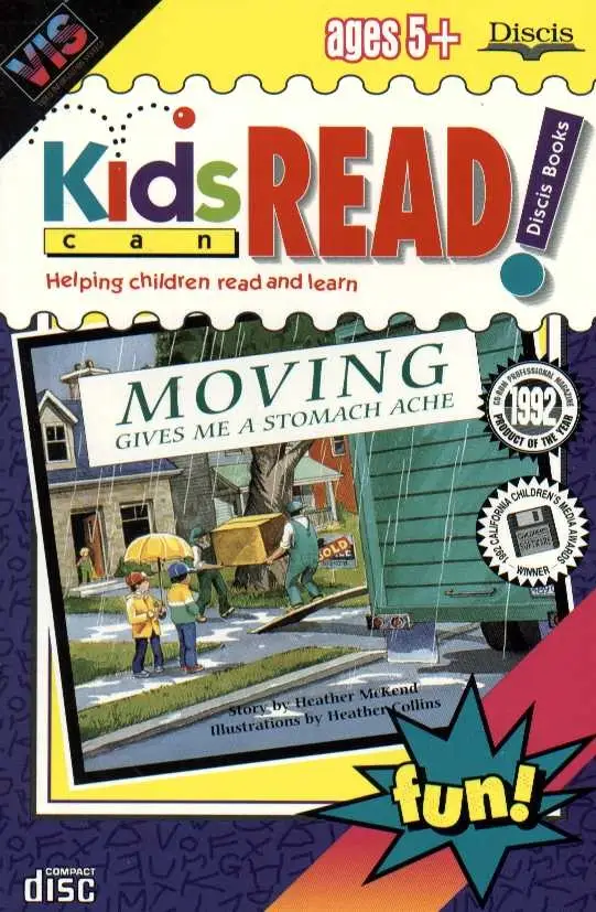 Kids Can Read! Moving Gives Me A Stomach Ache