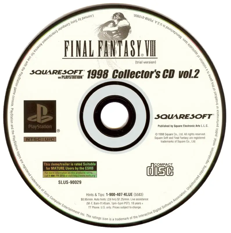 Squaresoft on PlayStation 1998 Collector's CD Vol. 2 (Brave Fencer Musashi)