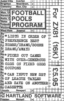 Football Pools Program