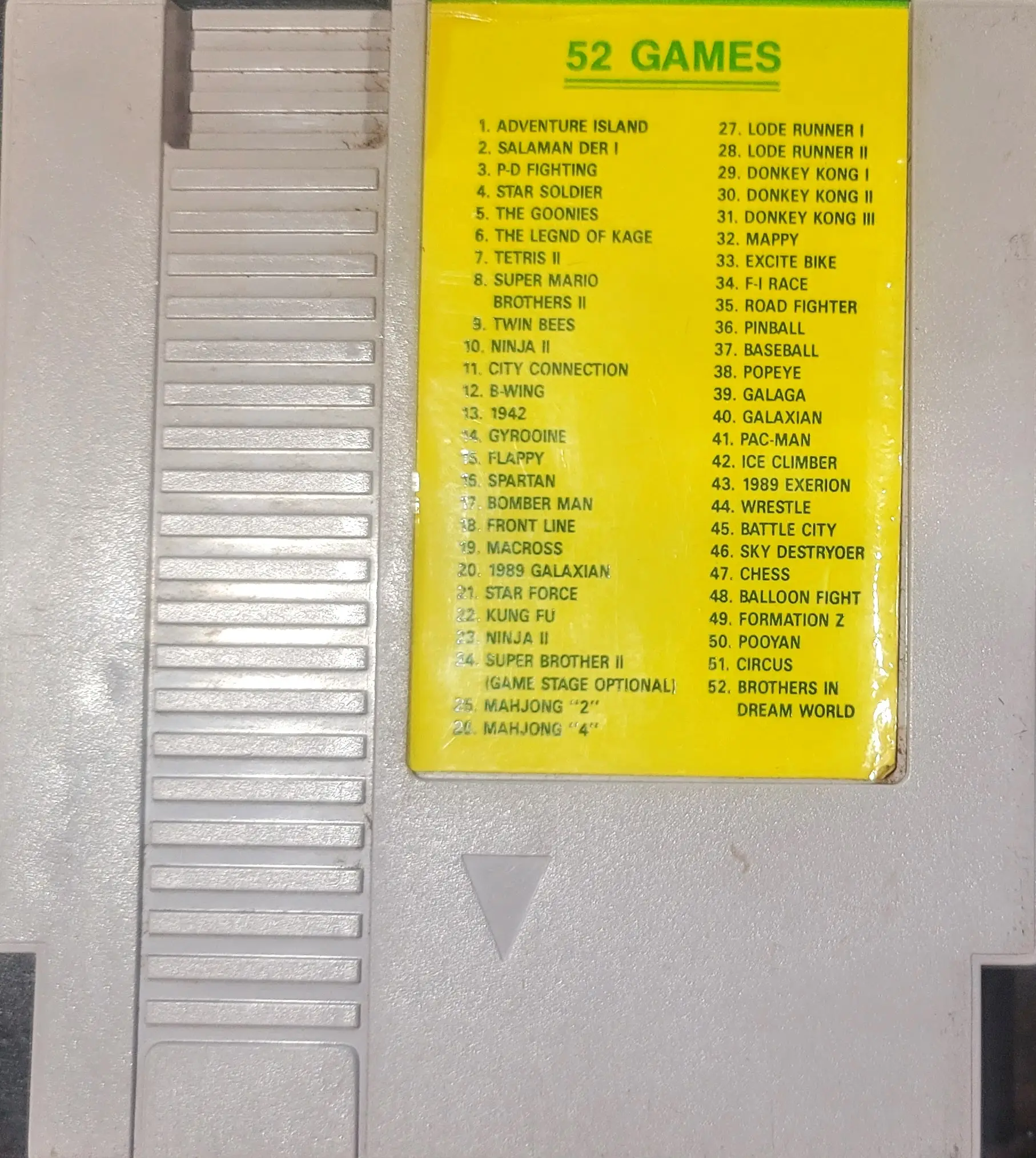 52 Games (Supervision)