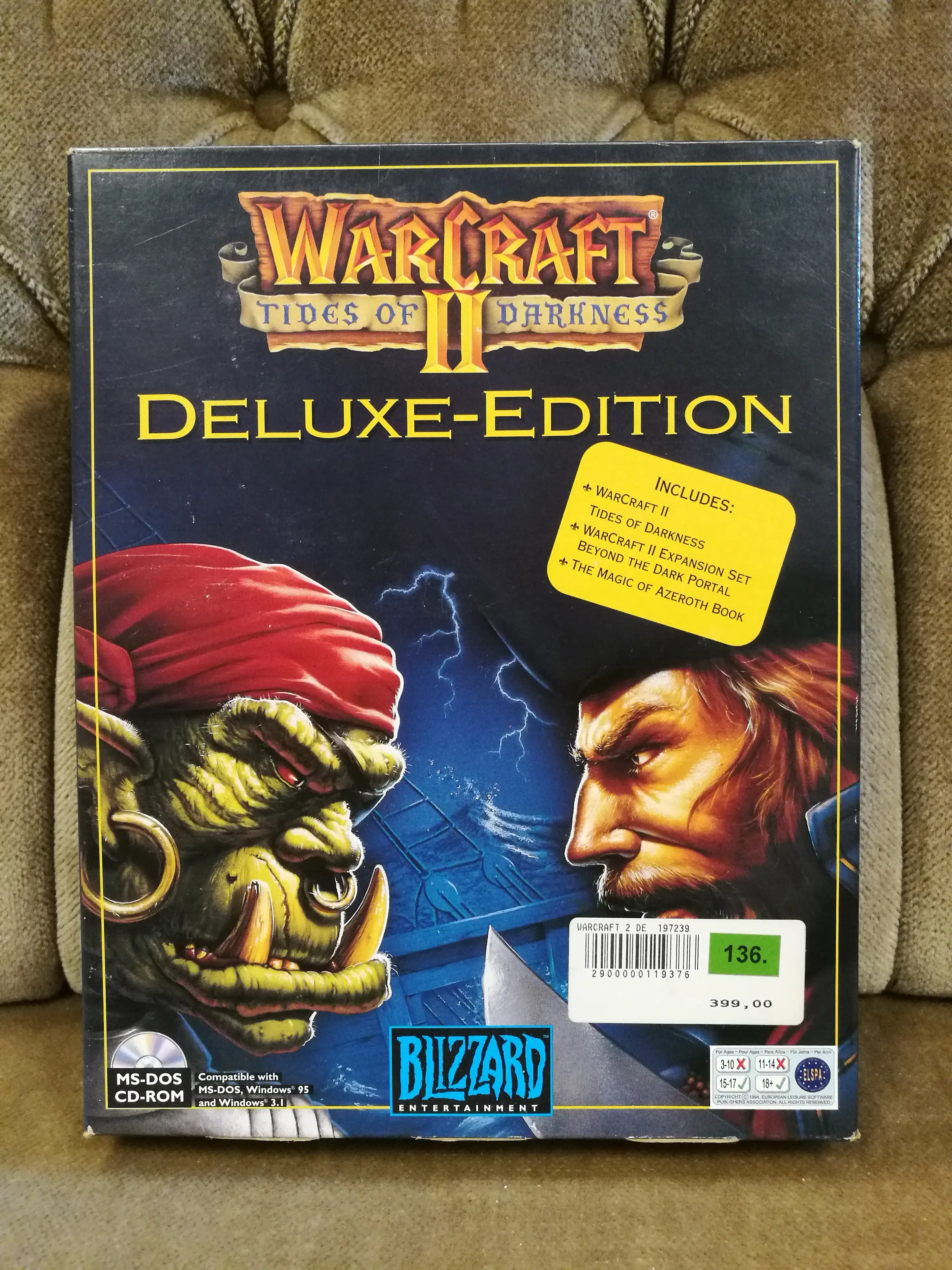 Warcraft II Tides of Darkness Deluxe-Edition (Big Box)