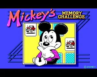 Mickey’s Memory challenge