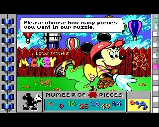 Mickey’s jigsaw puzzles