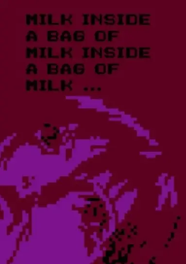 Milk inside a bag of milk inside a bag of milk