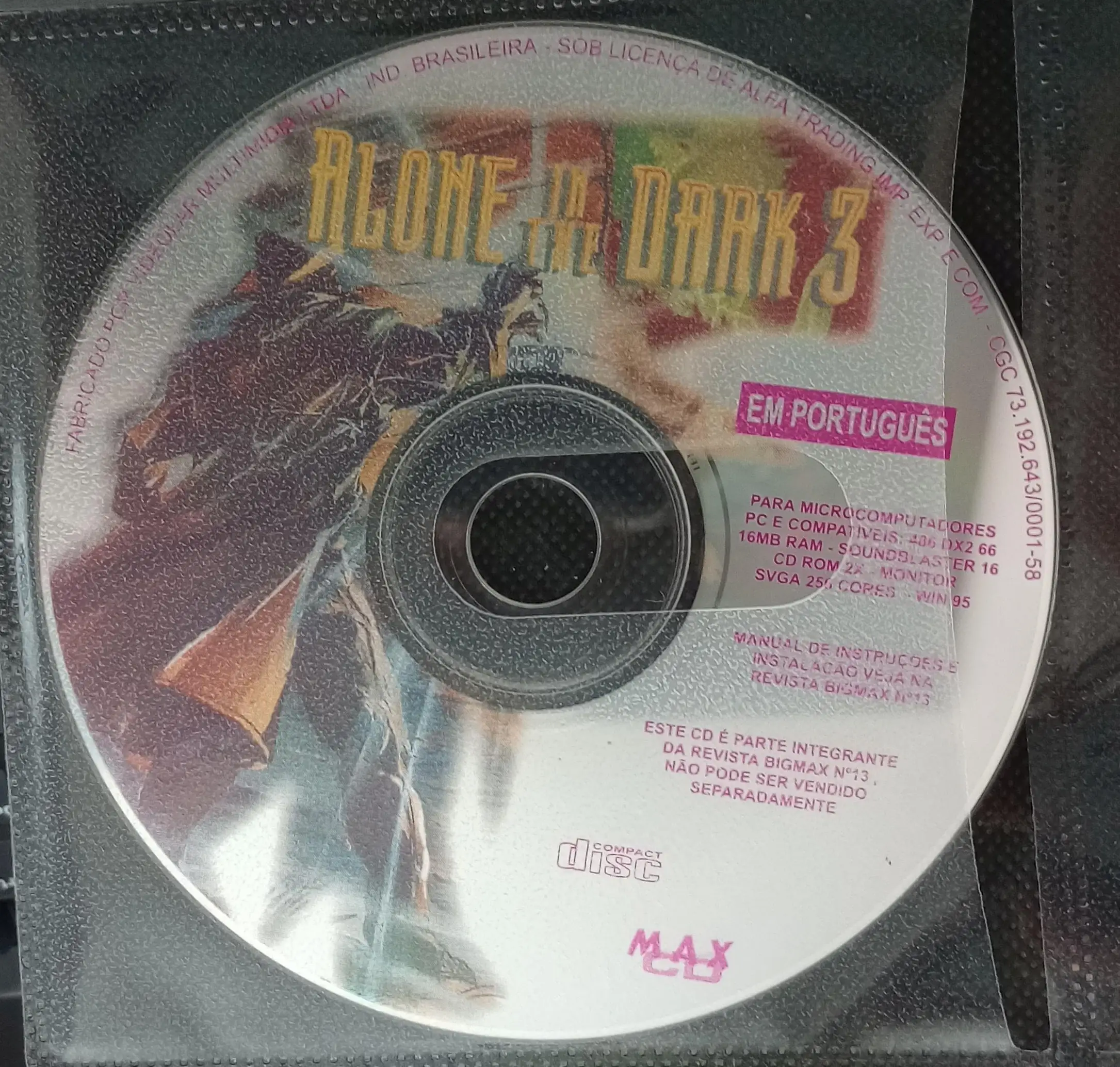 Alone in the Dark 3 (Bigmax 13 magazine edition, pt-br)