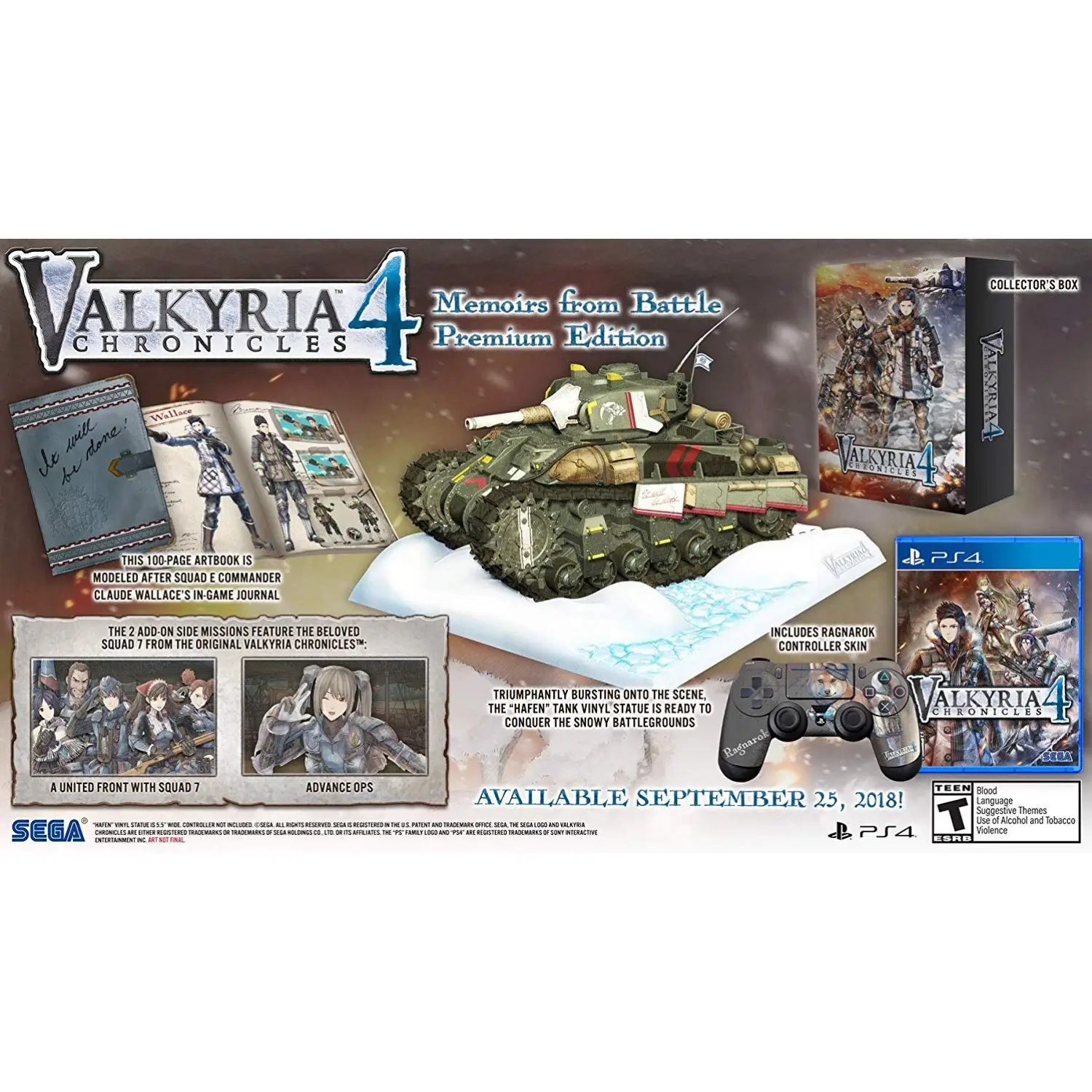Valkyria Chronicles 4 – Memoirs From Battle Premium Edition