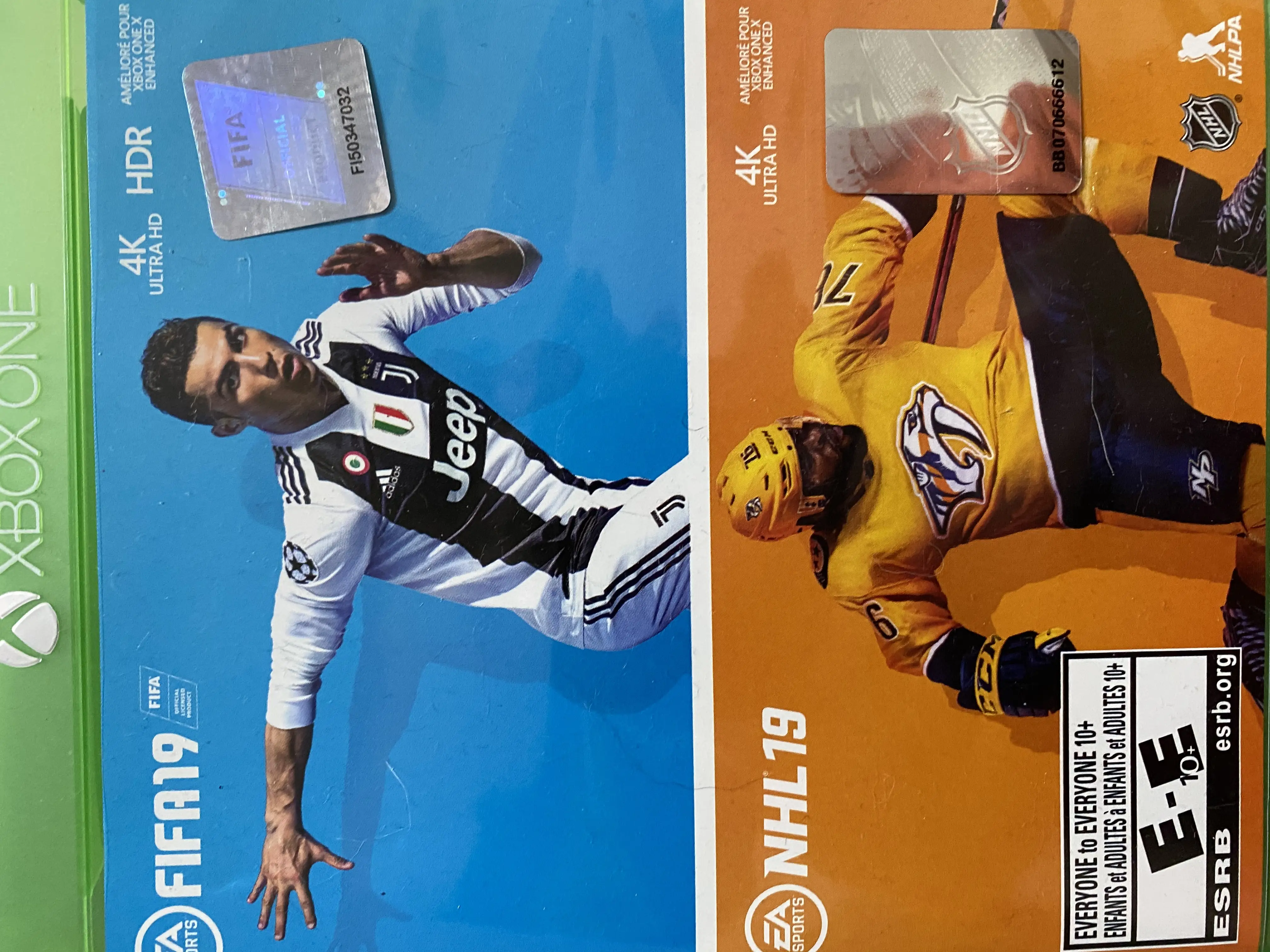 Fifa 19 & NHL 19