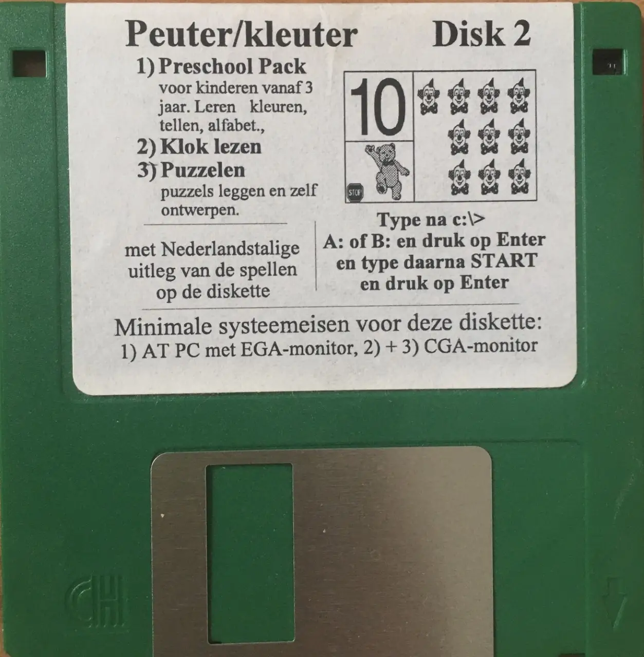 Peuter/Kleuter: Preschool Pack | Klok Lezen | Puzzelen (GER) (PAL)