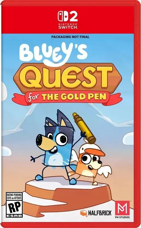 Bluey's Quest for The Gold Pen