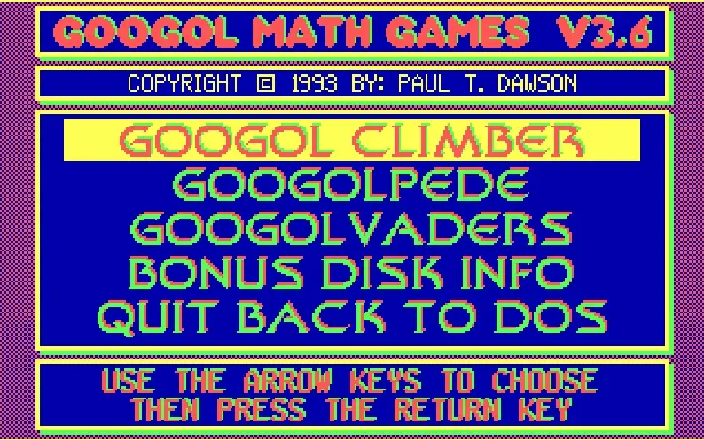 Googol Math Games