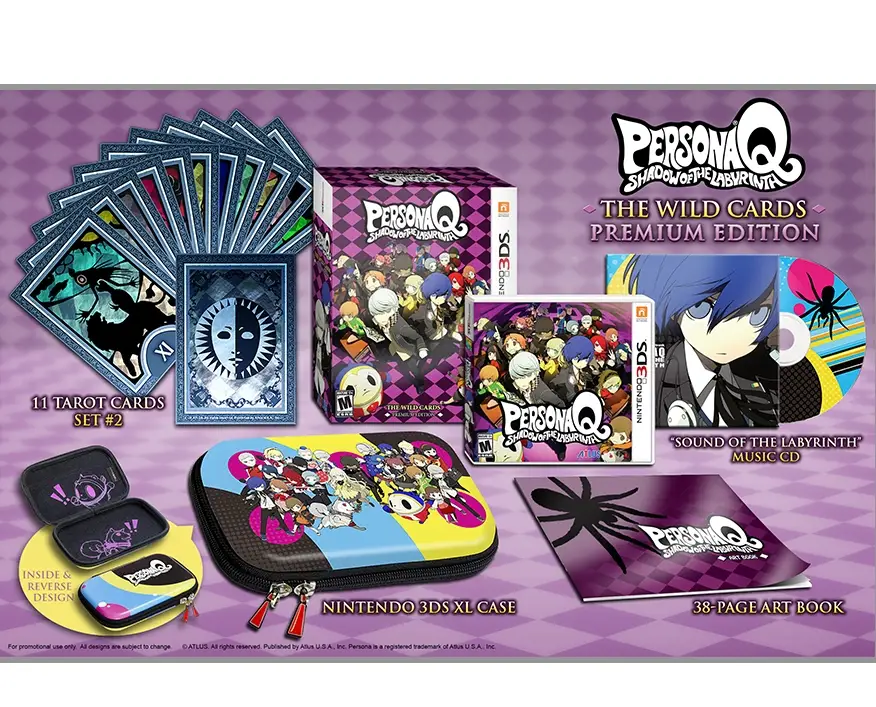 Persona Q: Shadow of the Labyrinth The Wild Cards Edition