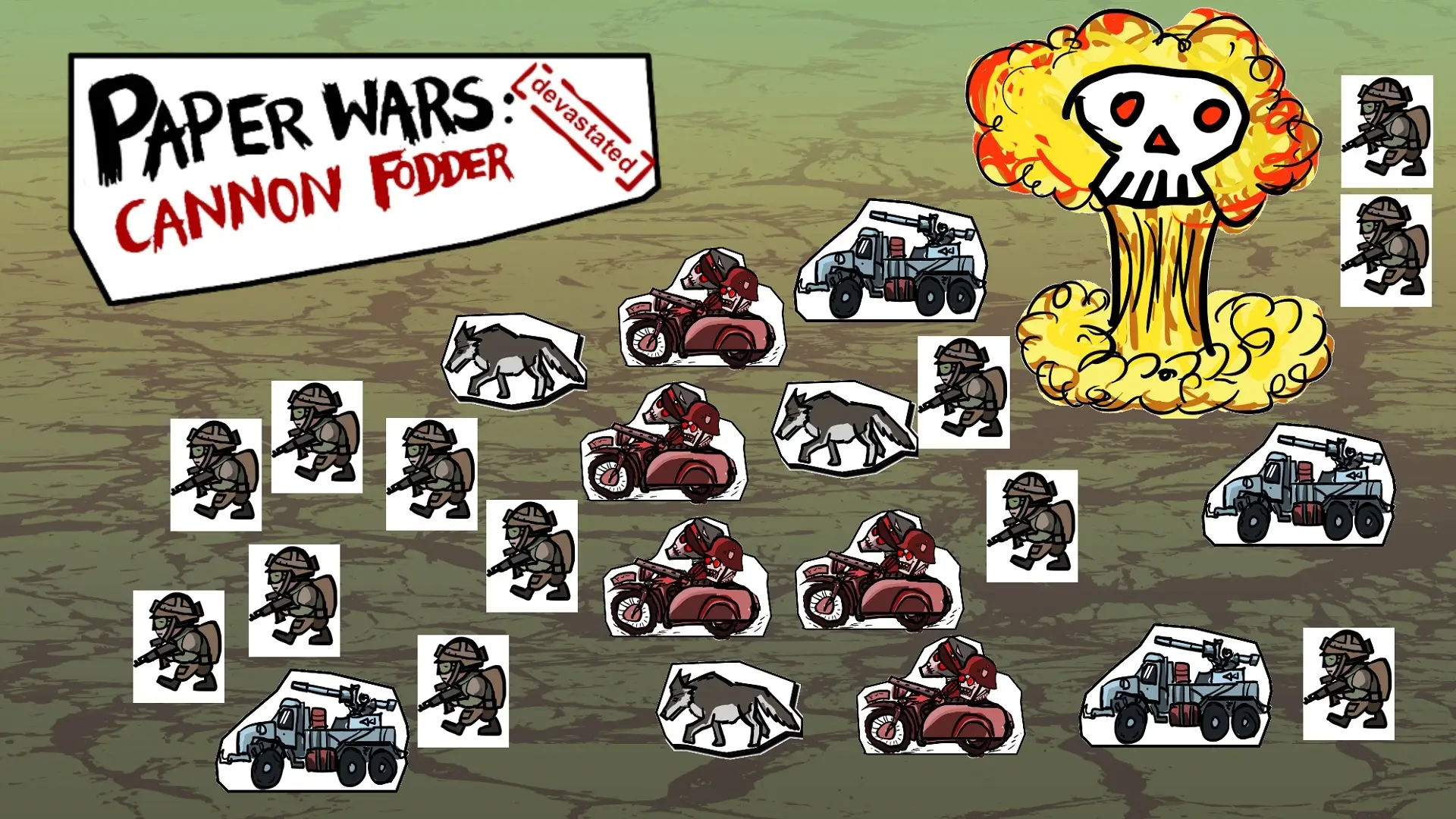Paper Wars: Cannon Fodder Devastated