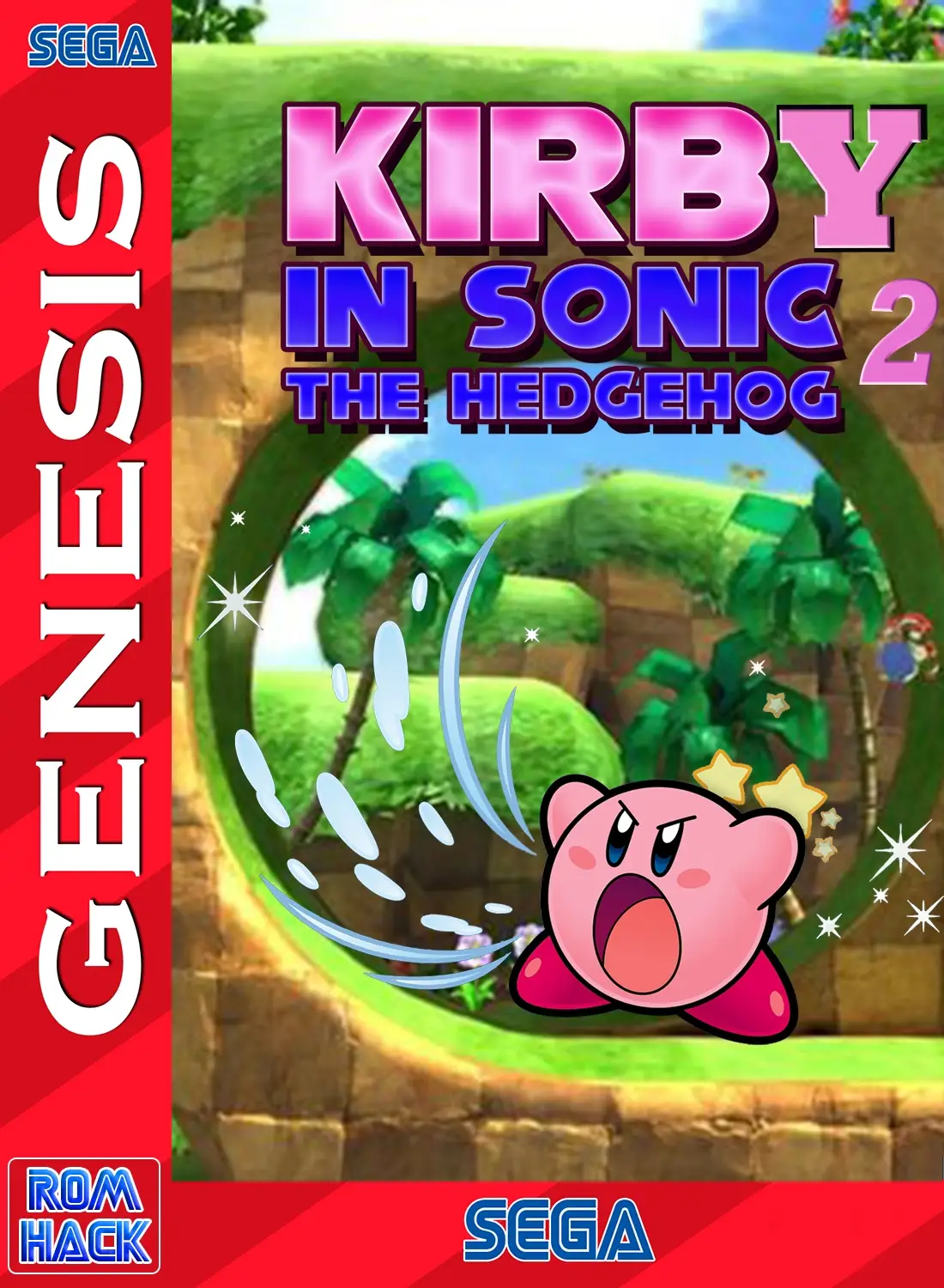 Kirby in Sonic the Hedgehog 2