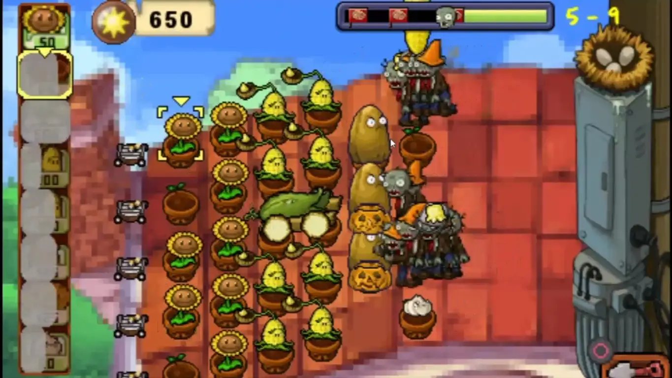 Plants vs Zombies PSP Edition