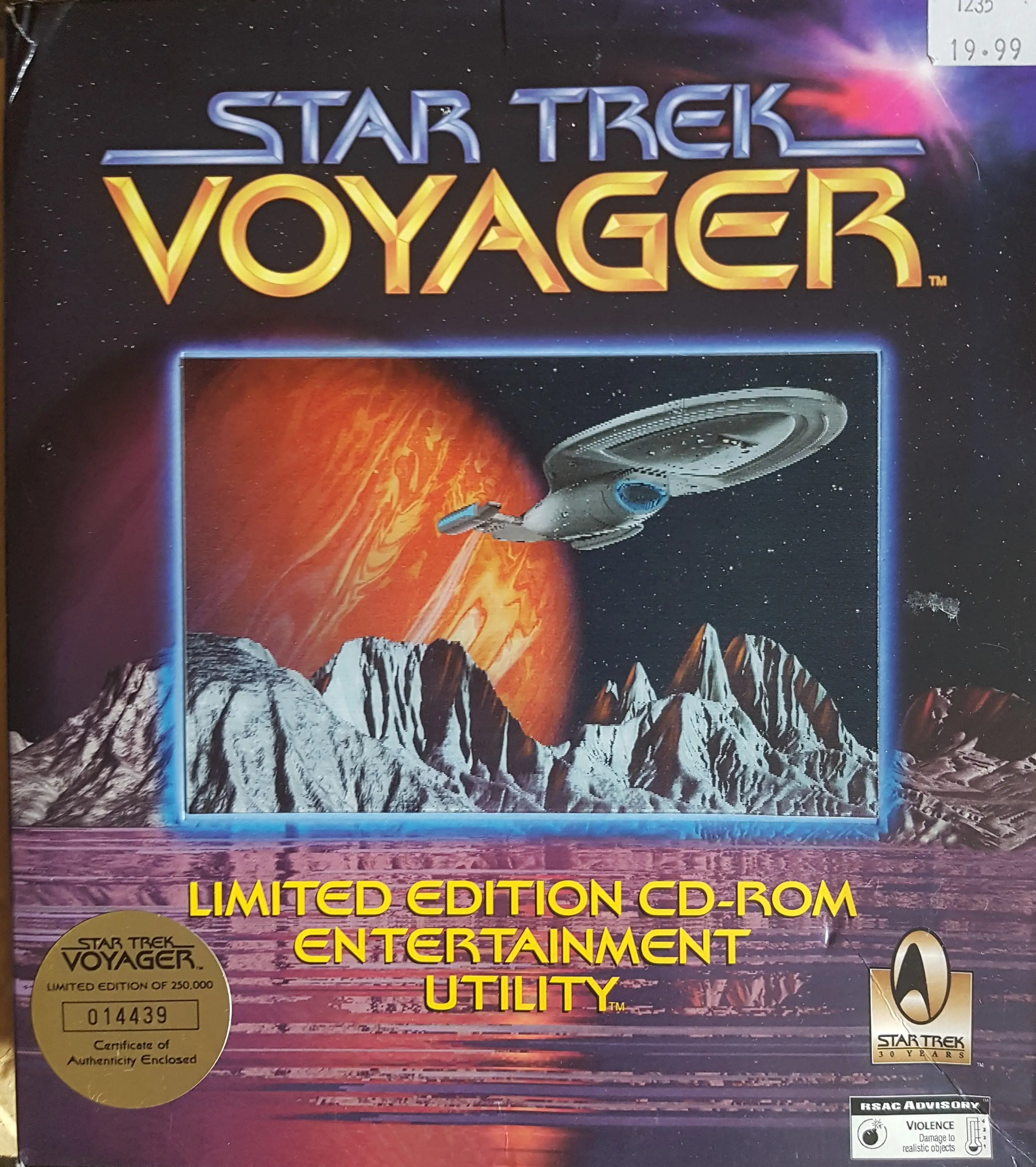 Star Trek Voyager Limited Edition CD ROM Entertainment Utility