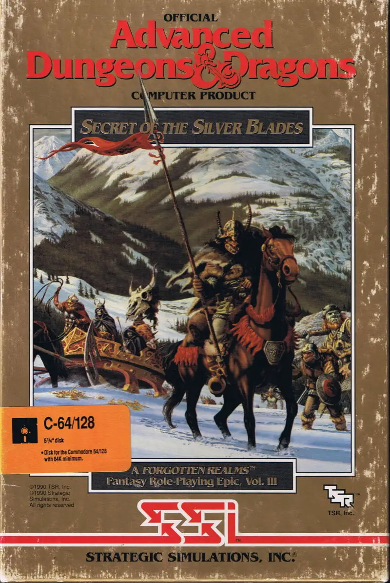 AD&D Forgotten Realms Vol. III: Secret of The Silver Blades