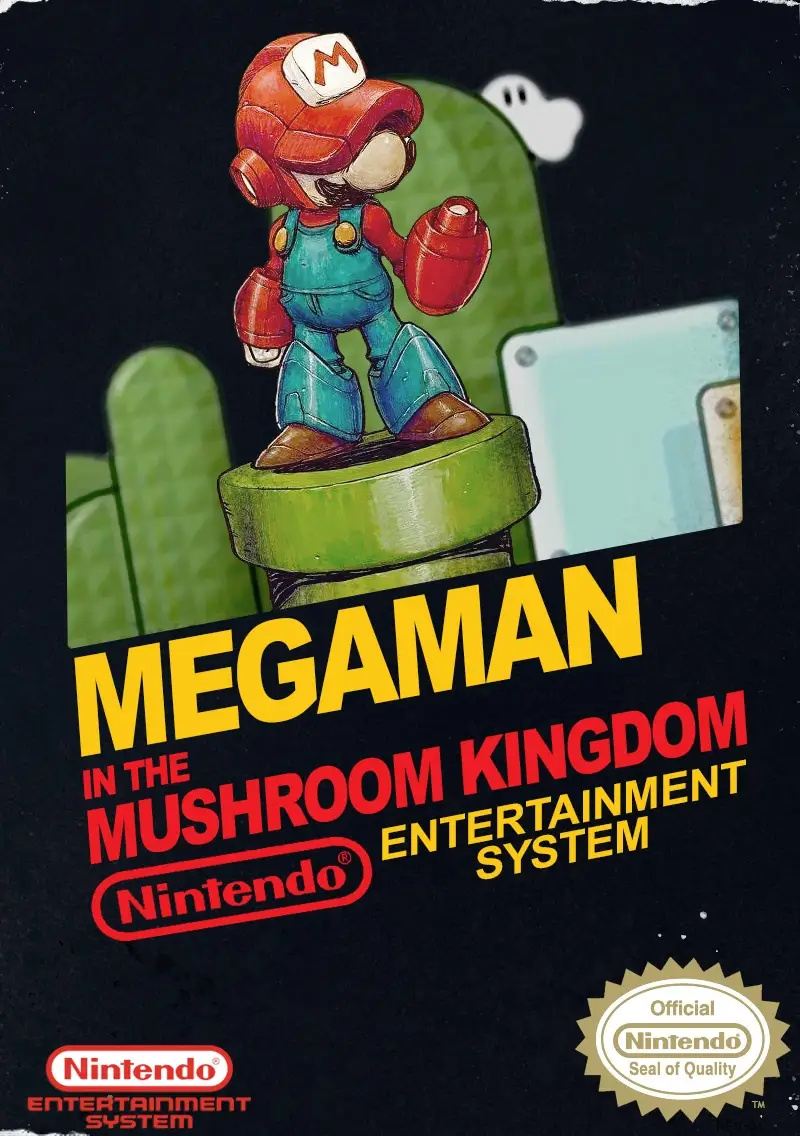Megaman in the Mushroom Kingdom