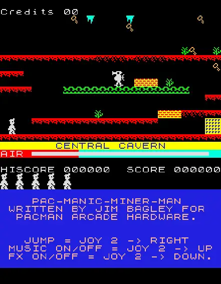 Pac-Manic Miner Man